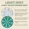 Legit Grit 6 inch Sand paper Disc, 49-Hole, 80 Grit, 150PK LG6-4980-150 - alternate 6